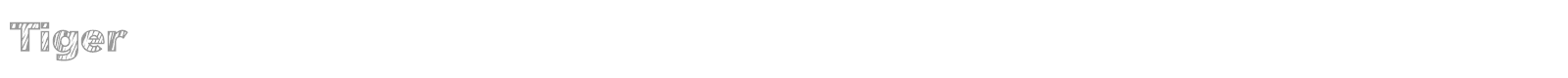 Tiger font preview
